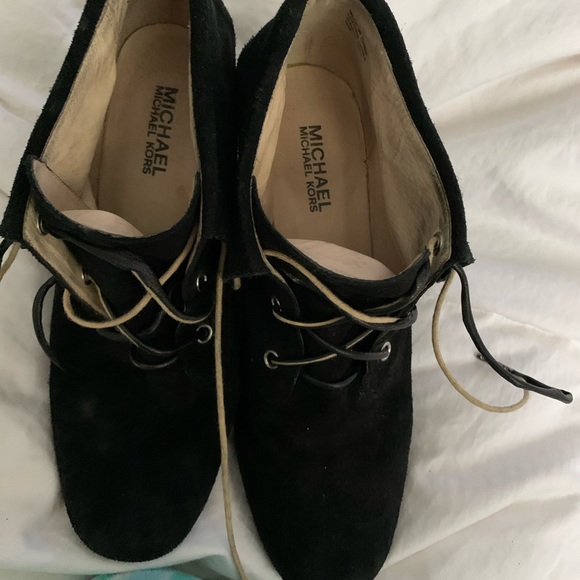 MICHAEL Michael Kors Shoes - Black Michael Kors Wedge Boots
